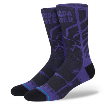 Stance Men's Crew Socks size L ~ yibambe purple