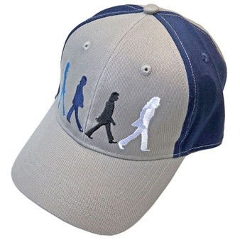 The Beatles Curve Peak Snapback Cap ~ Abbey Road Figures grey