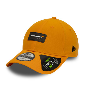 New Era Mens Repreve 9Forty Snapback Cap ~ McLaren Racing orange