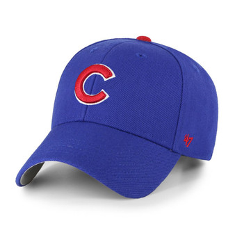 47 Brand 6 panel Adjustable MVP Cap ~ Chicago Cubs blue