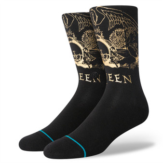 Stance Men's Crew Socks ~ Golden black size L