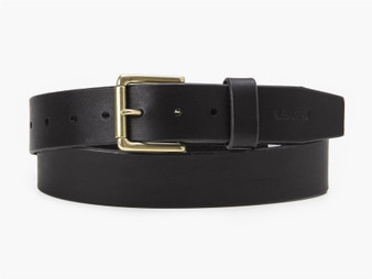 Levi’s Mens 100% Full Grain Bovine Leather Belt ~ Heritage regular black