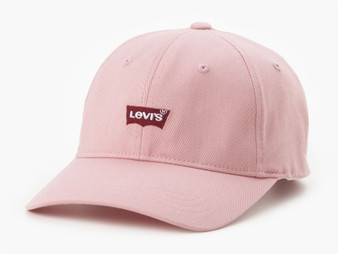 Levi's Womens Adjustable Curve Flexfit Cap ~ Housemark pink