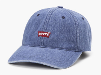 Levi's Mens Adjustable Curve Flexfit Denim Cap ~ Housemark denim jeans blue