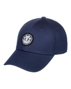 Element Mens Snapback Curve Cap ~ Treelogo 2 navy white