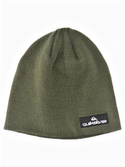 Quiksilver Knitted Skull Beanie ~ Cushy green