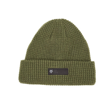 Fox Racing Mens Fleece -Lined Knitted Beanie  ~ Zenther olive green