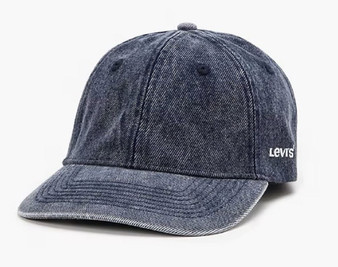 Levi Mens Adjustable Curve Denim Cap ~ Essential Denim Regular grey