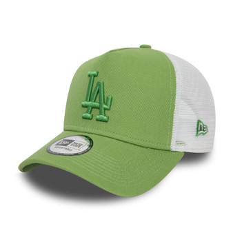 New Era Mens League Essential Adjustable Trucker Cap ~ LA Dodgers green