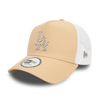 New Era Mens Seasonal Infill Trucker Cap ~ LA Dodgers stone brown