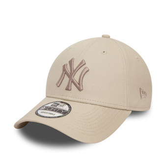 New Era Mens League Essential 9Forty Cap ~ New York Yankees stone brown