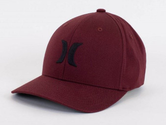 Hurley One And Only Mens Flexfit Cap Burgundy