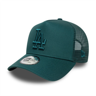 LA Dodgers MLB League Essential Dark Green 9FORTY A-Frame Trucker Adjustable Cap