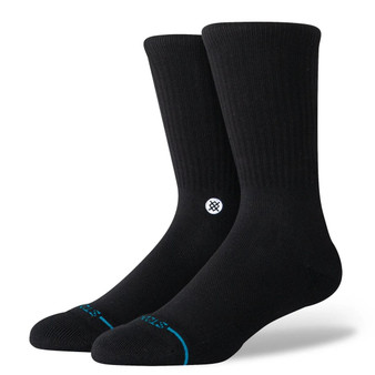 Icon Black White Mens Crew Socks Stance