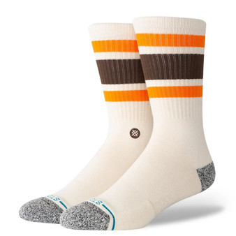 Boyd St Mens Crew Offwhite Socks Stance