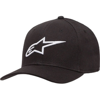 Alpinestars Ageless Curve Mens Flexfit Cap Black White