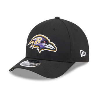 Baltimore Ravens NFL Team Black 9Forty M Crown New Era Cap