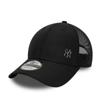 New York Yankees Flawless 9Forty Black Mens Trucker New Era Cap.