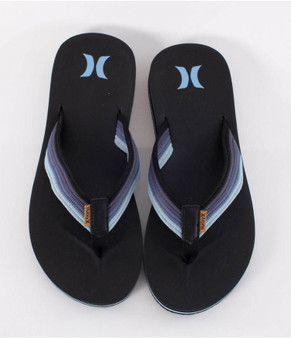 Hurley Shorebreak Mens Blue Open Toe Flip Flop Sandal