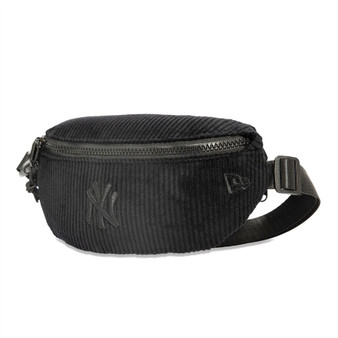 New York Yankees Tonal Cord Black Waist Bag