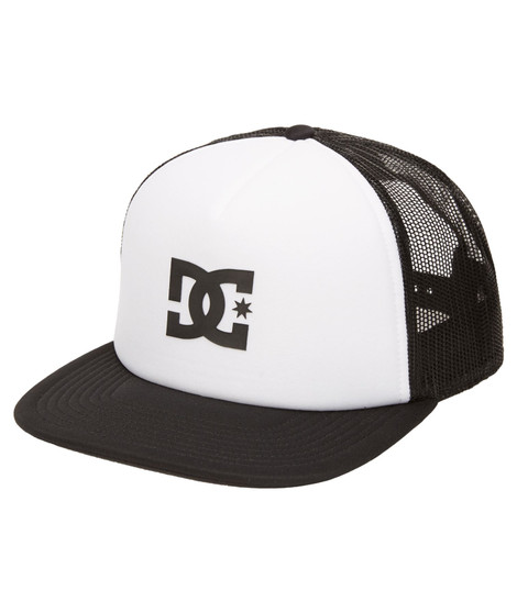 DC Shoes Mens Snapback Trucker Cap ~ Gasstation white