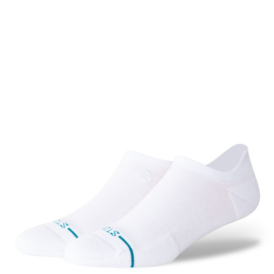Icon Low Tab Mens Crew White Socks Stance
