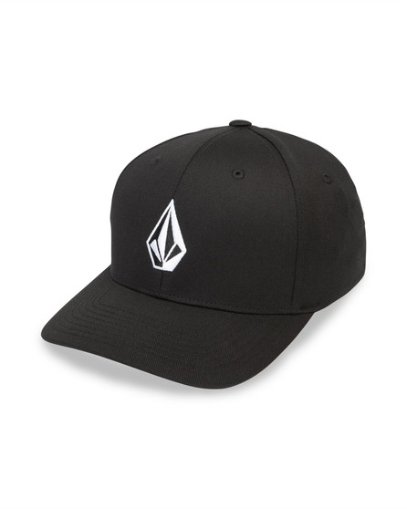 Volcom Full Stone Flexfit  Black Mens 6 Panel Cap