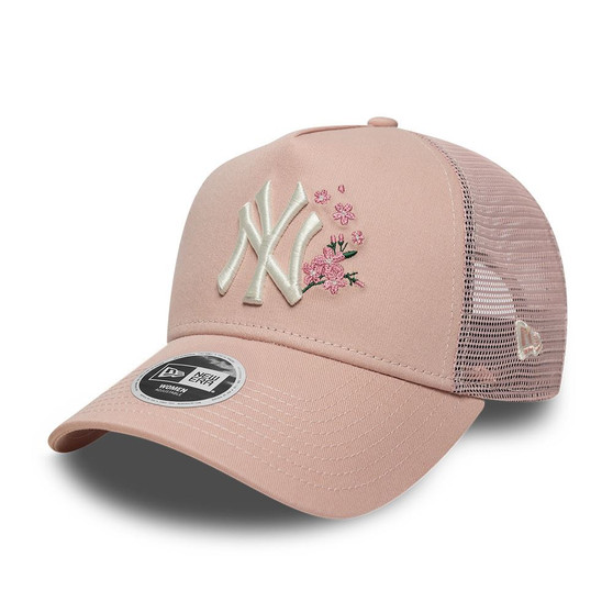 New York Yankees Floral Womens Trucker New Era Cap