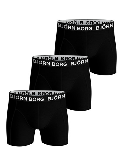 Björn Borg  3 Pack Cotton Stretch 3 Pack Boxer Shorts