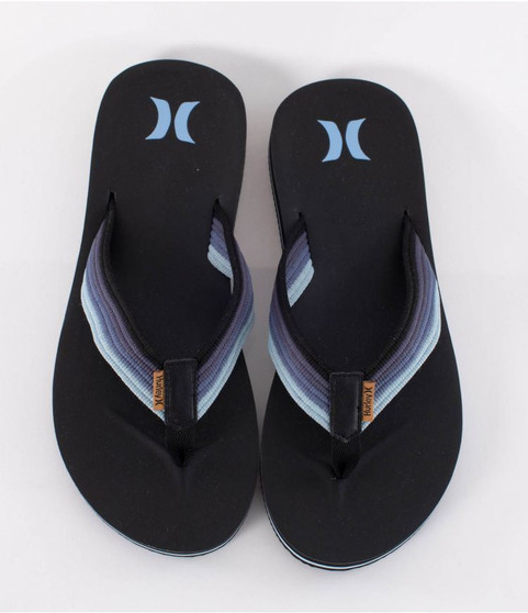 Hurley Shorebreak Mens Blue Open Toe Flip Flop Sandal