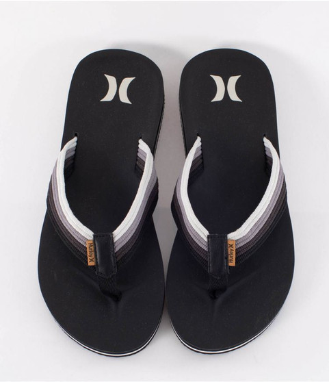 Hurley Shorebreak Mens Black Open Toe Flip Flop Sandal