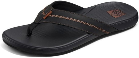 Reef Mens Phantom 2.0 LE black coffee Sandals