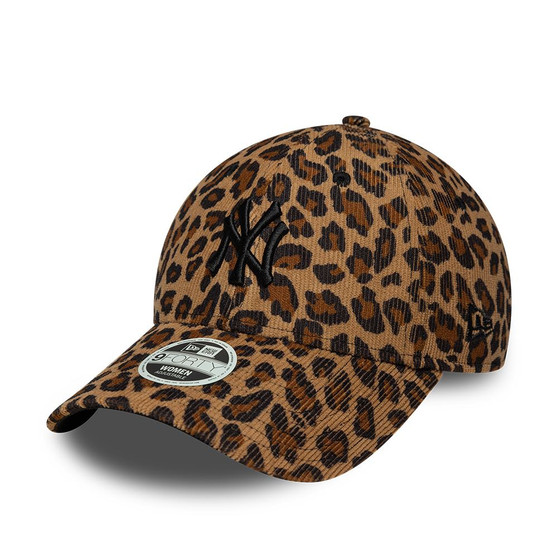 Womens New York Yankees 9Forty Leopard Cord Strapback Cap