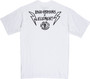 Element Crew Neck Cotton T-Shirt ~ Bolt Lock white