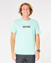 Rip Curl Men's Organic Cotton T-Shirt ~ Big Mumma Icon washed aqua