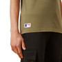 New Era Men's  MLB Left Chest Infill T-Shirt ~ "New York Yankees" olive