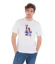 Hurley Men's Cotton Collab T-Shirt ~ LA Dodgers white