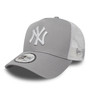 New Era Men's Trucker Cap ~ New York Yankees grey/white