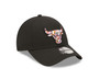 New Era Mens 9Forty Seasonal Infill Cap ~ Chicago Bulls Black