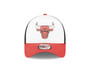 New Era Mens 9Forty Team Colour Trucker Cap ~ Chicago Bulls White