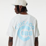 New Era Unisex MLB Pastel OS T-Shirt ~ Chicago Cubs White