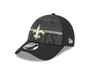 New Era Mens 940SS NFL Training Adjustable Cap ~ New Orleans Saints Black