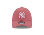 New Era Mens League Essential 940 Adjustable Cap ~ New York Yankees pink