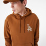 New Era Mens League Essential Crew Neck OS Hoody ~ LA Dodgers brown