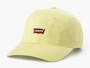 Levi's Womens Adjustable Curve Flexfit Cap ~ Housemark pastel yellow