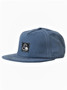 Quiksilver Adjustable Flat Peak Cap ~ Original blue