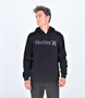 Hurley Mens Solid Sweatshirt Hoodie ~ One & Only Solid black