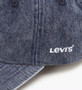 Levi Mens Adjustable Curve Denim Cap ~ Essential Denim Regular grey