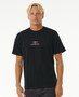 Rip Curl Mens Cotton SS T-Shirt ~ Pill Icon black