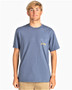 Billabong Mens SS Cotton T-Shirt ~ Stacked Pocket blue